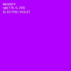 #B000FF - Electric Violet Color Image